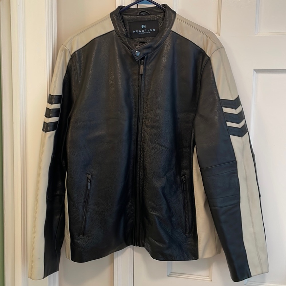 Men’s Kenneth Cole Reaction leather jacket-size XL